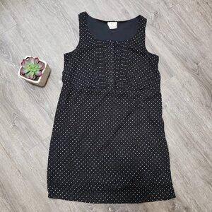 Pins & Needles UO * Black Dot Chiffon Dress Sz S